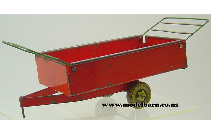 Farm Trailer Mettoy (red, tinplate, 320mm, unboxed)