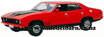 1/18 Ford XB Falcon GT Sedan (1974, red & black)-ford-Model Barn