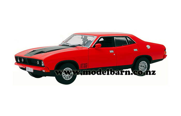 1/18 Ford XB Falcon GT Sedan (1974, red & black)