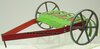 Hay Dump Rake Mettoy (green & red, tinplate, 155mm, unboxed)