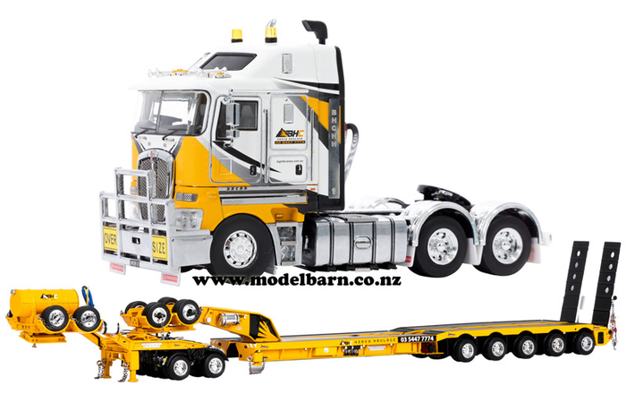 1/50 Kenworth K200 with Drake 2x8 Dolly & 5x8 Low Loader Combo "Big Hill Cranes"