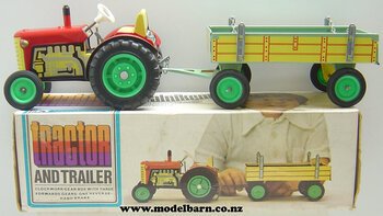 KDN (Zetor) Clockwork Tractor & Trailer Kovap-zetor-Model Barn
