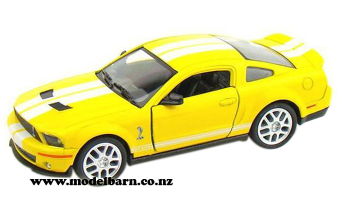 1/38 Shelby GT500 (2007, yellow & white)