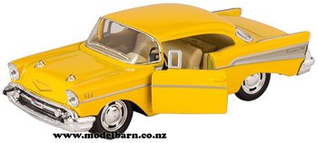 1/40 Chev Bel Air Coupe (1957, yellow)-chevrolet-and-gmc-Model Barn
