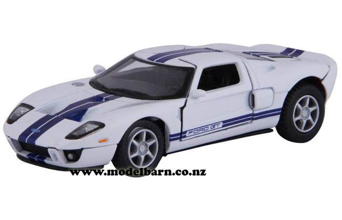 1/36 Ford GT (2006, white & blue)