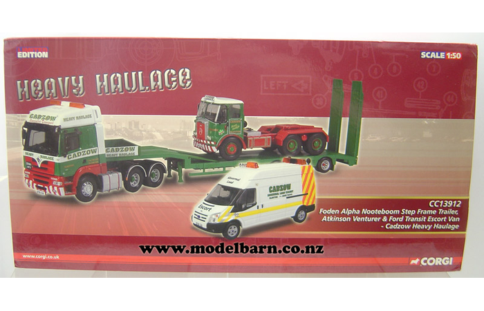 1/50 Foden Alpha, Nooteboom Trailer & Atkinson Venturer & Pilot Van "Cadzow"