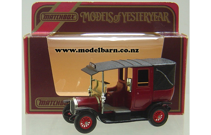 1/42 Unic Taxi (1907, red & black)