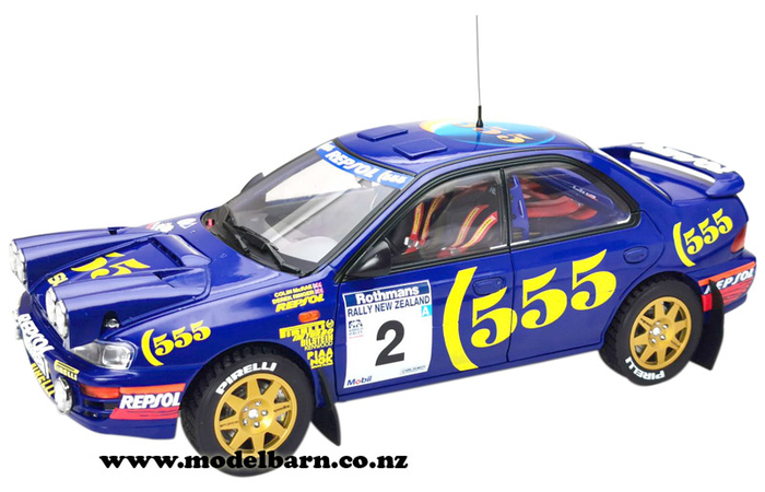 1/18 Subaru Impreza 555 (night version) "Rally of NZ 1994 Winner" 