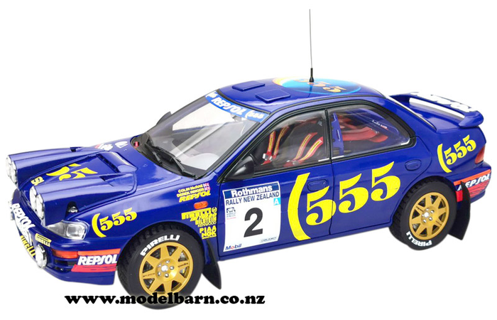 1/18 Subaru Impreza 555 (night version) "Rally of NZ 1994 Winner" 